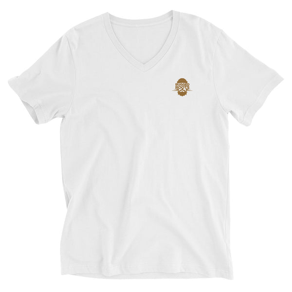 RR Logo Unisex Short Sleeve V-Neck T-Shirt